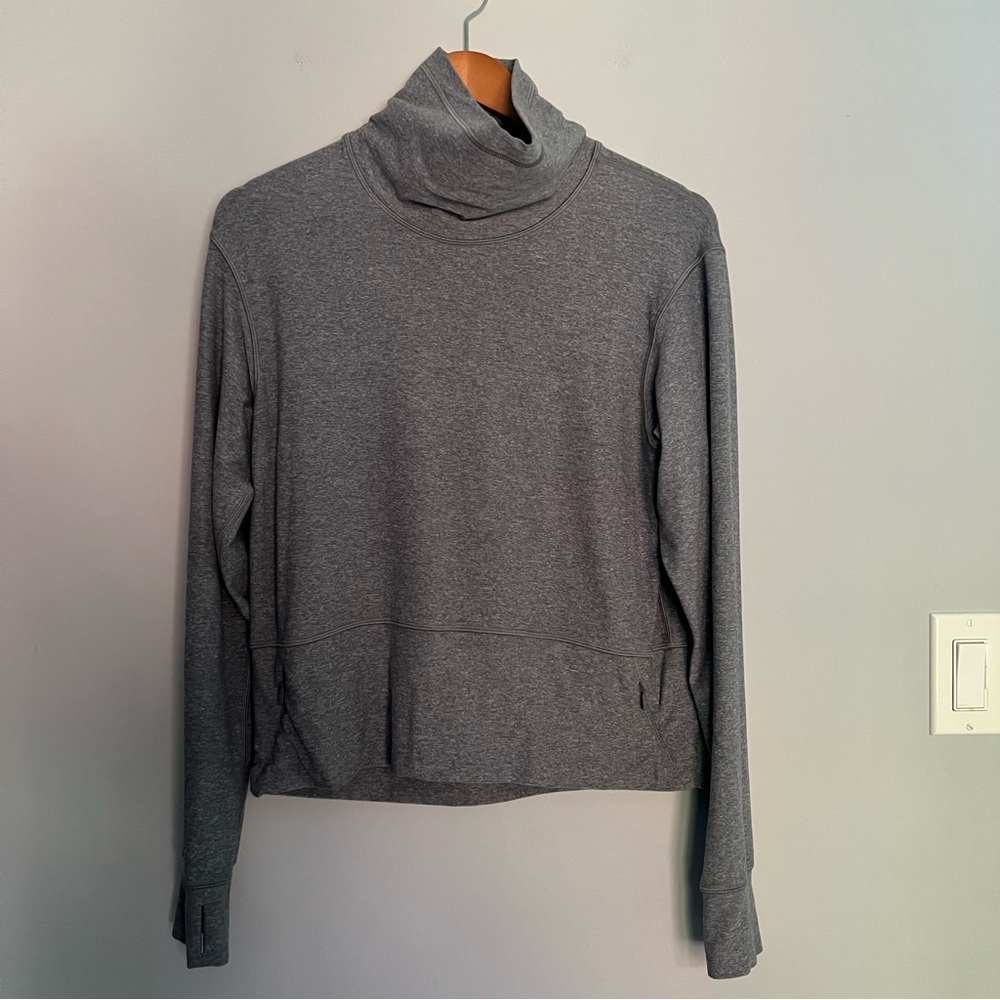 Lululemon Ready To Rulu Pullover Heathered Asphalt Grey Size 4